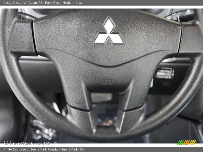Rave Red / Medium Gray 2011 Mitsubishi Galant FE