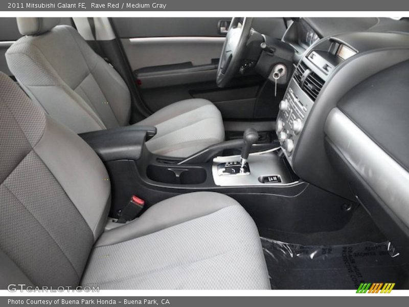 Rave Red / Medium Gray 2011 Mitsubishi Galant FE