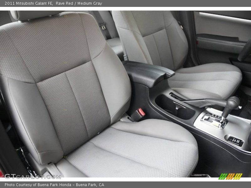 Rave Red / Medium Gray 2011 Mitsubishi Galant FE