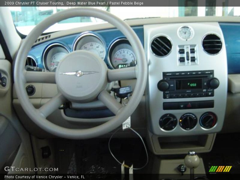 Deep Water Blue Pearl / Pastel Pebble Beige 2009 Chrysler PT Cruiser Touring