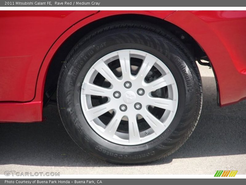 Rave Red / Medium Gray 2011 Mitsubishi Galant FE
