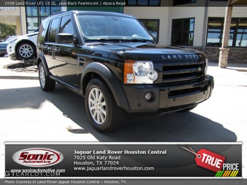 Java Black Pearlescent / Alpaca Beige 2008 Land Rover LR3 V8 SE