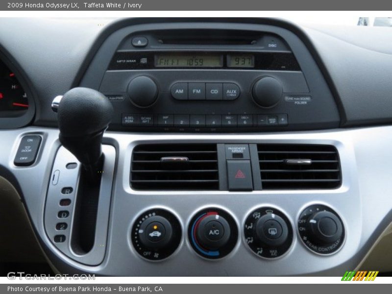Taffeta White / Ivory 2009 Honda Odyssey LX