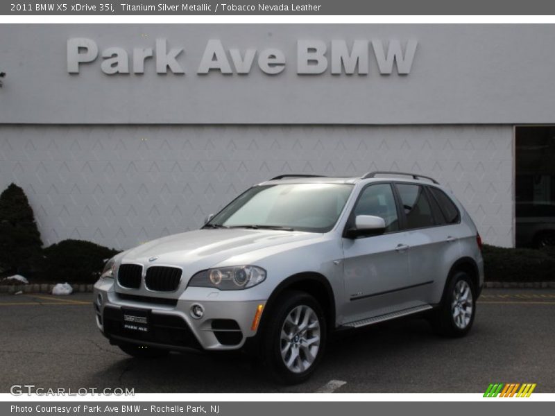 Titanium Silver Metallic / Tobacco Nevada Leather 2011 BMW X5 xDrive 35i