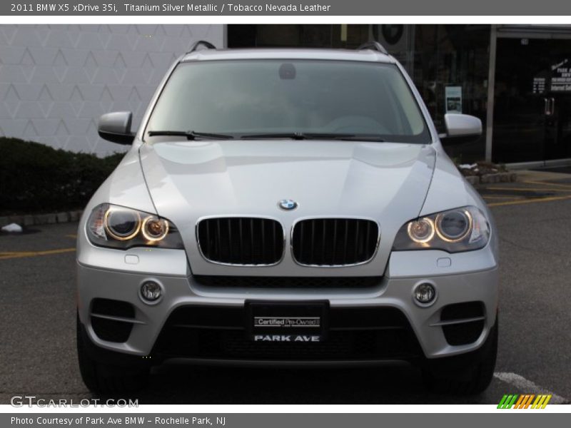 Titanium Silver Metallic / Tobacco Nevada Leather 2011 BMW X5 xDrive 35i