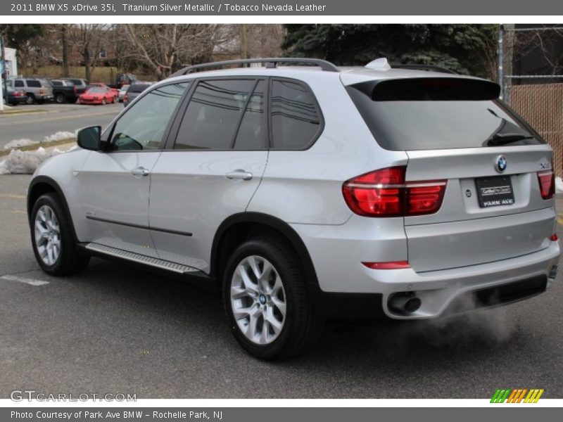 Titanium Silver Metallic / Tobacco Nevada Leather 2011 BMW X5 xDrive 35i