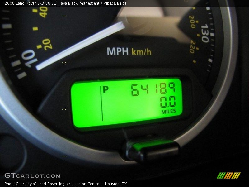 Java Black Pearlescent / Alpaca Beige 2008 Land Rover LR3 V8 SE