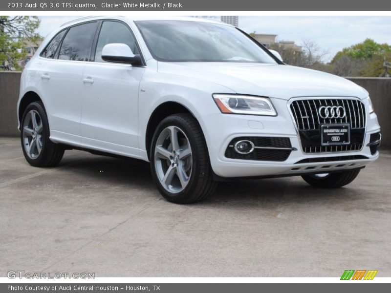 Glacier White Metallic / Black 2013 Audi Q5 3.0 TFSI quattro