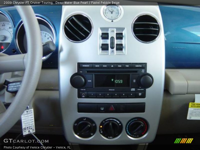 Deep Water Blue Pearl / Pastel Pebble Beige 2009 Chrysler PT Cruiser Touring