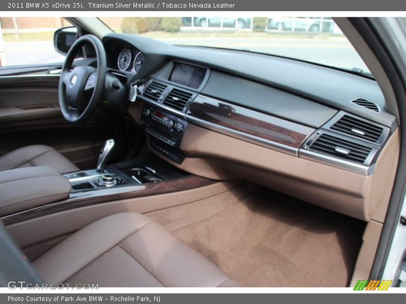 Titanium Silver Metallic / Tobacco Nevada Leather 2011 BMW X5 xDrive 35i