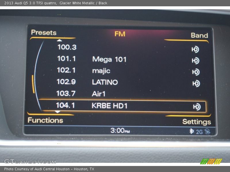Audio System of 2013 Q5 3.0 TFSI quattro
