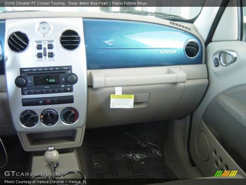 Deep Water Blue Pearl / Pastel Pebble Beige 2009 Chrysler PT Cruiser Touring