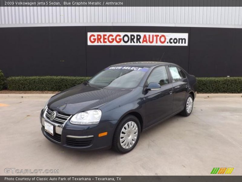 Blue Graphite Metallic / Anthracite 2009 Volkswagen Jetta S Sedan