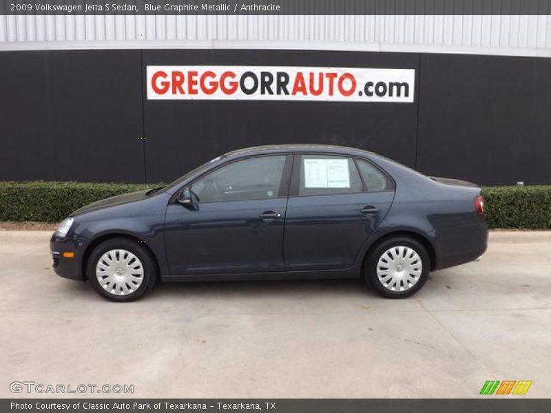 Blue Graphite Metallic / Anthracite 2009 Volkswagen Jetta S Sedan