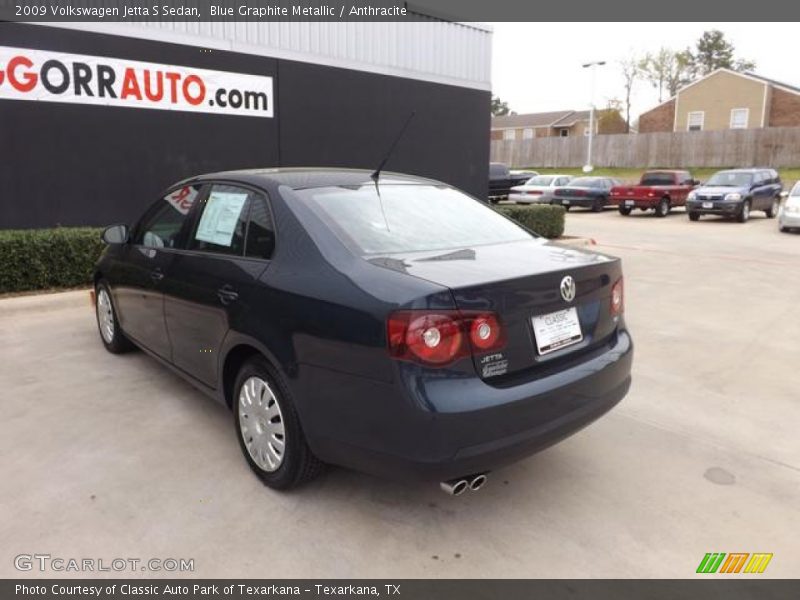 Blue Graphite Metallic / Anthracite 2009 Volkswagen Jetta S Sedan