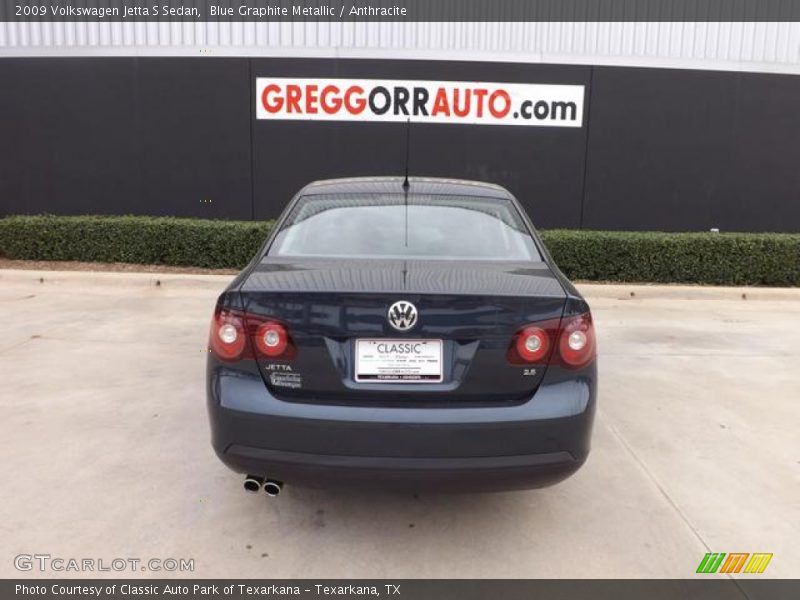 Blue Graphite Metallic / Anthracite 2009 Volkswagen Jetta S Sedan