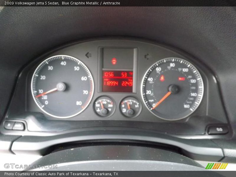 Blue Graphite Metallic / Anthracite 2009 Volkswagen Jetta S Sedan