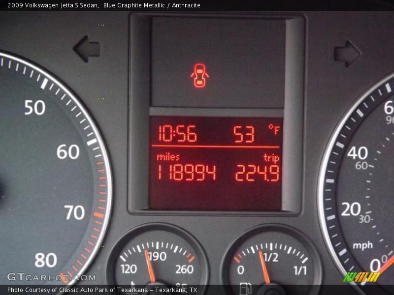 Blue Graphite Metallic / Anthracite 2009 Volkswagen Jetta S Sedan
