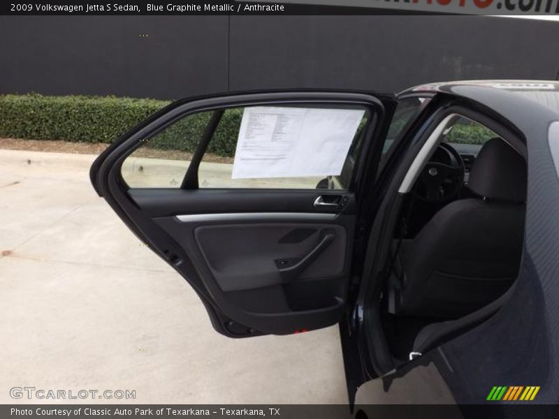Blue Graphite Metallic / Anthracite 2009 Volkswagen Jetta S Sedan