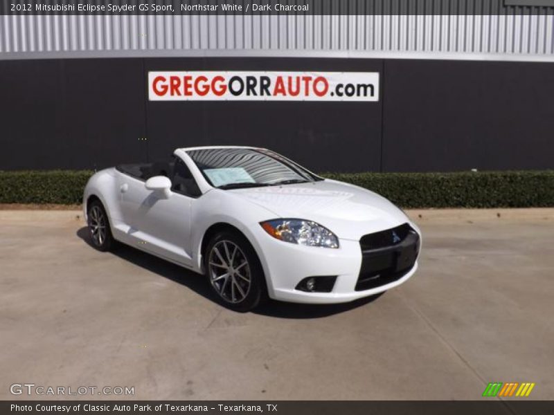 Northstar White / Dark Charcoal 2012 Mitsubishi Eclipse Spyder GS Sport