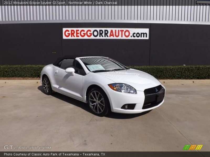 Northstar White / Dark Charcoal 2012 Mitsubishi Eclipse Spyder GS Sport