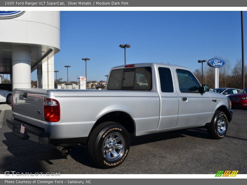Silver Metallic / Medium Dark Flint 2005 Ford Ranger XLT SuperCab