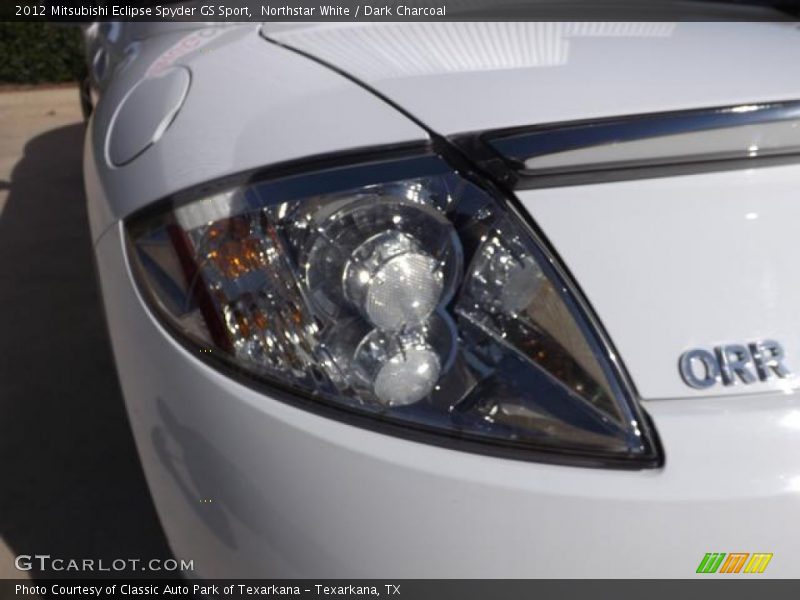 Northstar White / Dark Charcoal 2012 Mitsubishi Eclipse Spyder GS Sport