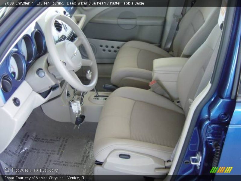 Deep Water Blue Pearl / Pastel Pebble Beige 2009 Chrysler PT Cruiser Touring