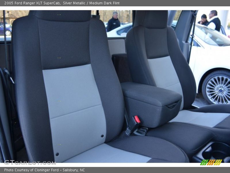 Silver Metallic / Medium Dark Flint 2005 Ford Ranger XLT SuperCab