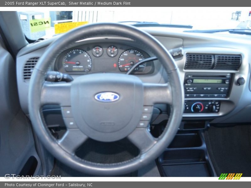 Silver Metallic / Medium Dark Flint 2005 Ford Ranger XLT SuperCab