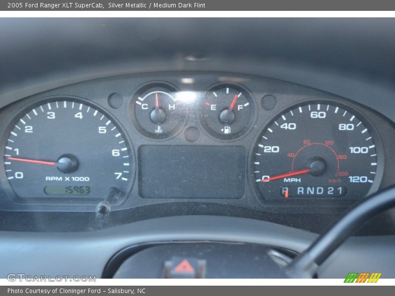 Silver Metallic / Medium Dark Flint 2005 Ford Ranger XLT SuperCab