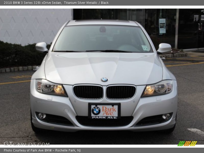 Titanium Silver Metallic / Black 2010 BMW 3 Series 328i xDrive Sedan