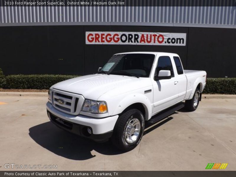 Oxford White / Medium Dark Flint 2010 Ford Ranger Sport SuperCab