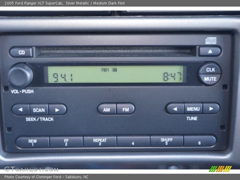 Silver Metallic / Medium Dark Flint 2005 Ford Ranger XLT SuperCab