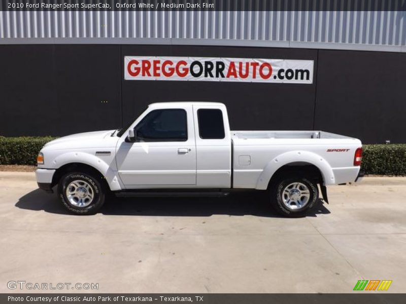 Oxford White / Medium Dark Flint 2010 Ford Ranger Sport SuperCab
