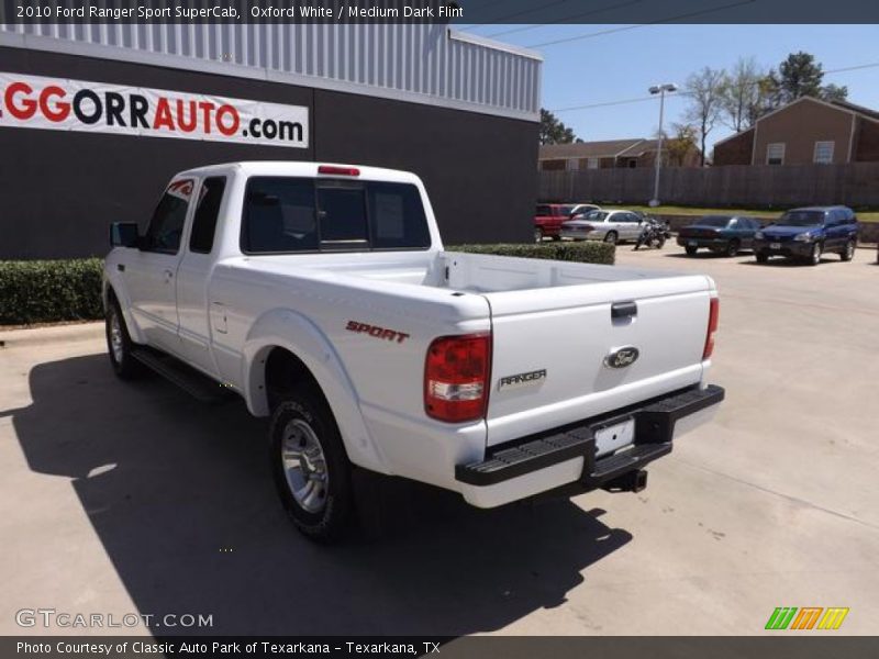 Oxford White / Medium Dark Flint 2010 Ford Ranger Sport SuperCab