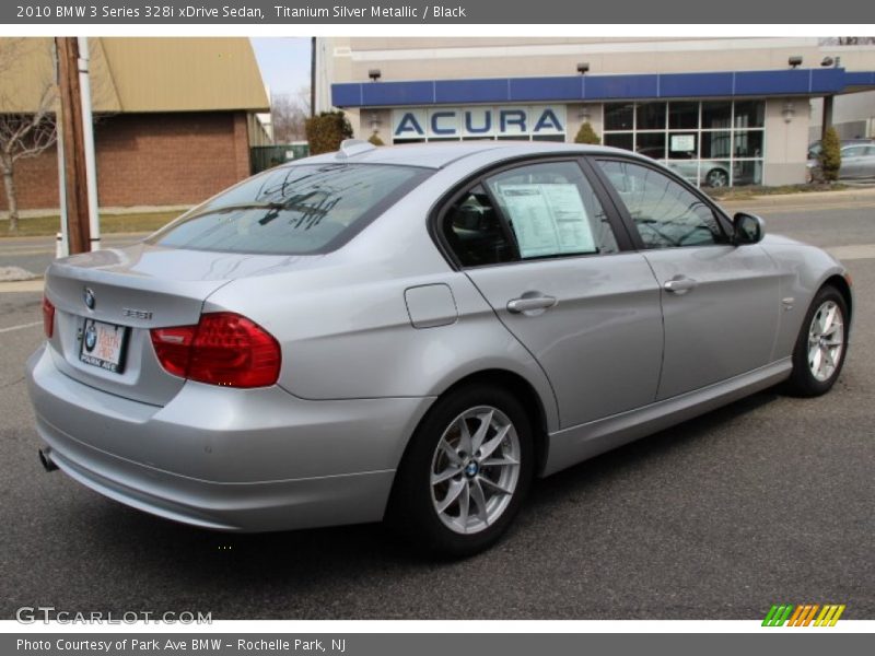 Titanium Silver Metallic / Black 2010 BMW 3 Series 328i xDrive Sedan