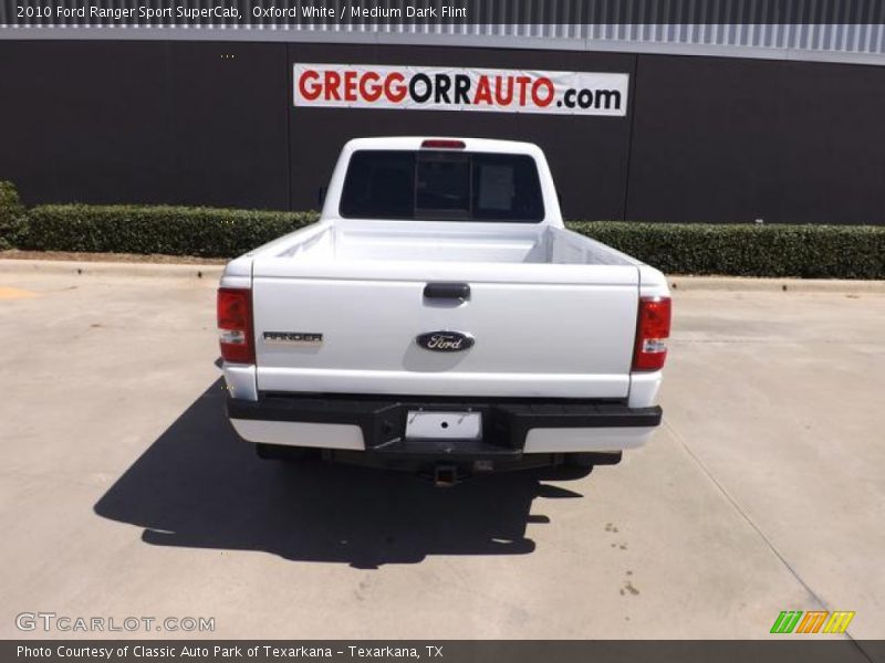 Oxford White / Medium Dark Flint 2010 Ford Ranger Sport SuperCab