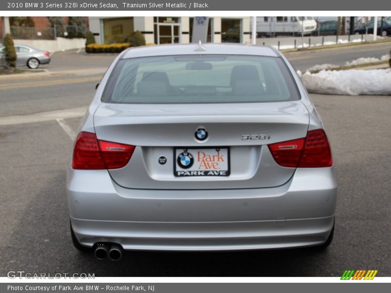 Titanium Silver Metallic / Black 2010 BMW 3 Series 328i xDrive Sedan