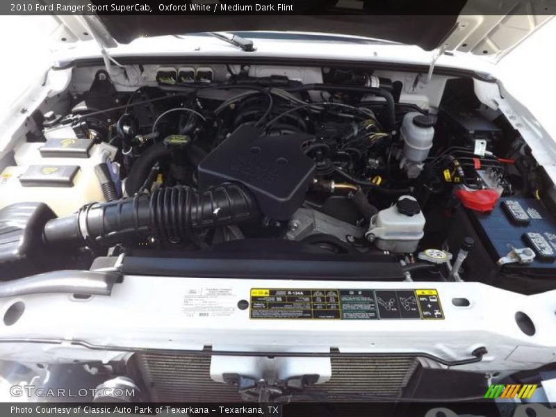 Oxford White / Medium Dark Flint 2010 Ford Ranger Sport SuperCab