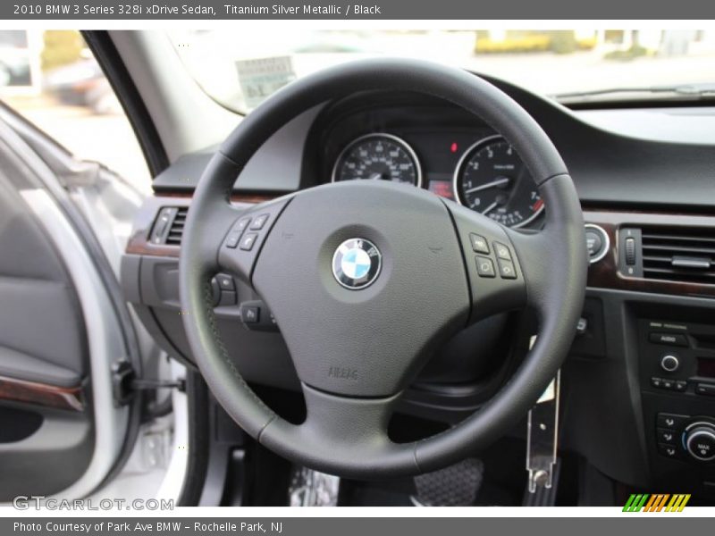 Titanium Silver Metallic / Black 2010 BMW 3 Series 328i xDrive Sedan
