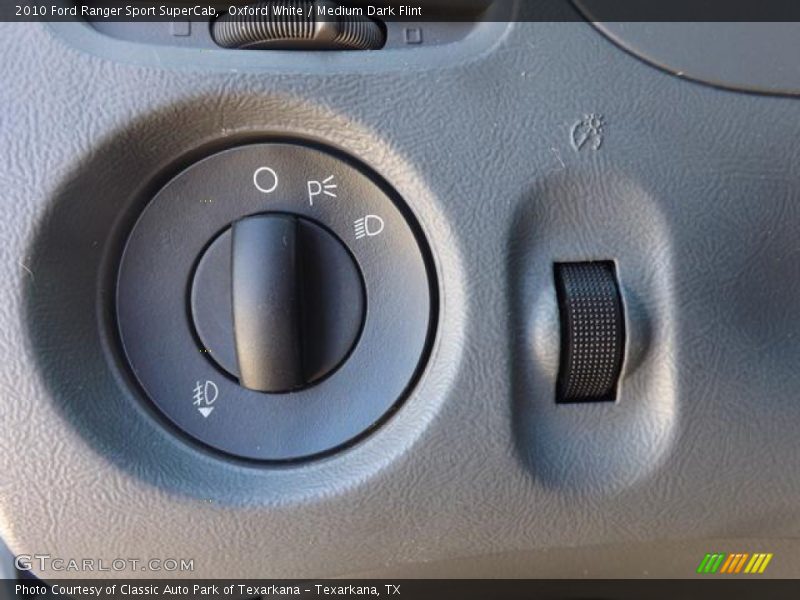 Controls of 2010 Ranger Sport SuperCab