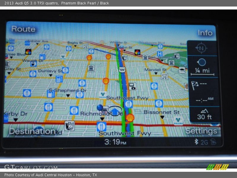 Navigation of 2013 Q5 3.0 TFSI quattro
