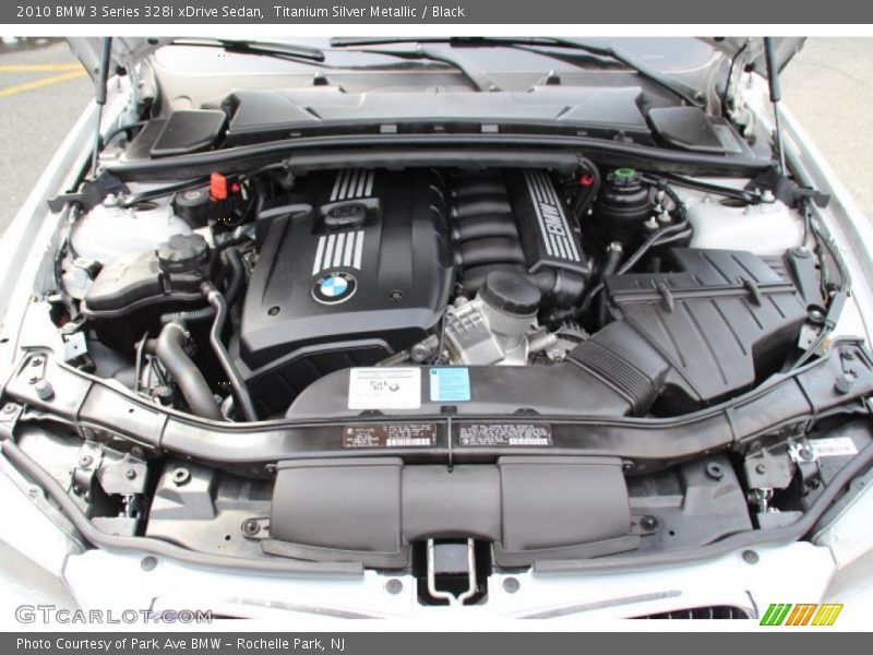 Titanium Silver Metallic / Black 2010 BMW 3 Series 328i xDrive Sedan