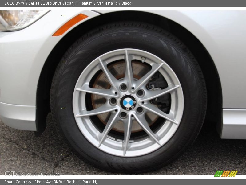 Titanium Silver Metallic / Black 2010 BMW 3 Series 328i xDrive Sedan