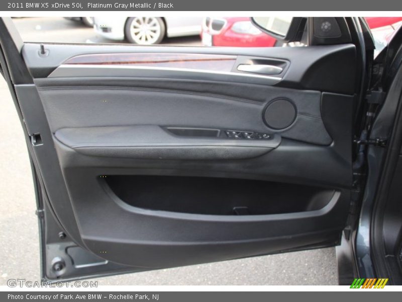 Platinum Gray Metallic / Black 2011 BMW X5 xDrive 50i