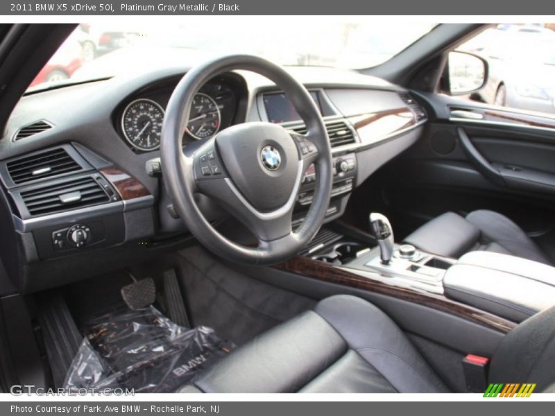 Platinum Gray Metallic / Black 2011 BMW X5 xDrive 50i