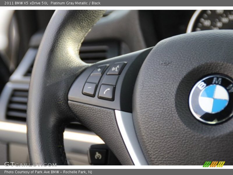 Platinum Gray Metallic / Black 2011 BMW X5 xDrive 50i