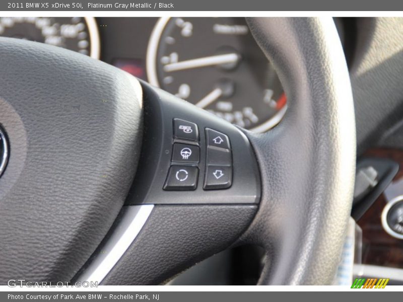 Platinum Gray Metallic / Black 2011 BMW X5 xDrive 50i