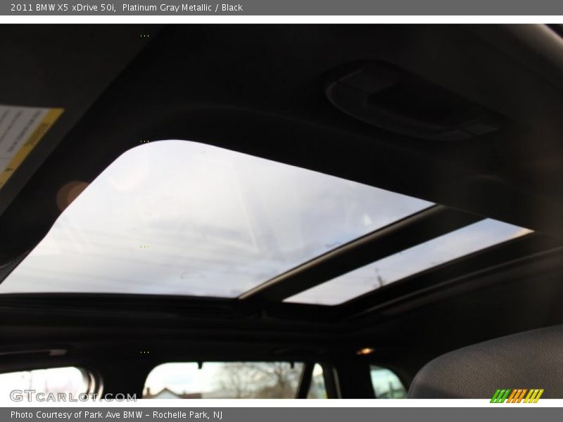 Platinum Gray Metallic / Black 2011 BMW X5 xDrive 50i